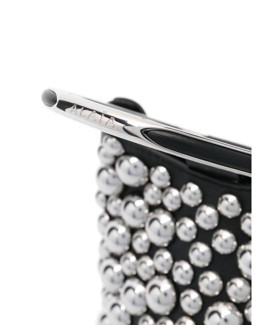 Borsa Mini Ring Bucket di Alaïa in Black