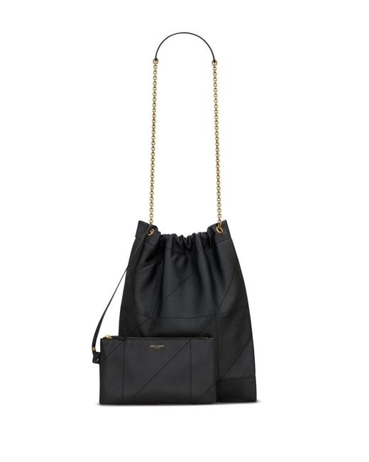 Saint Laurent White Jamie Leather Shoulder Bag