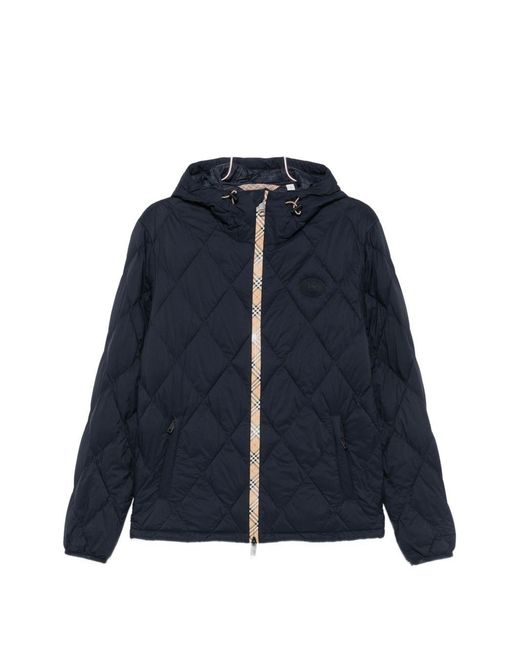 Burberry Blue Hescott Nylon Blouson Jacket for men