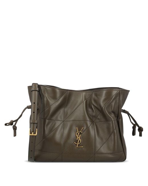 Saint Laurent Brown Jamie Leather Shoulder Bag