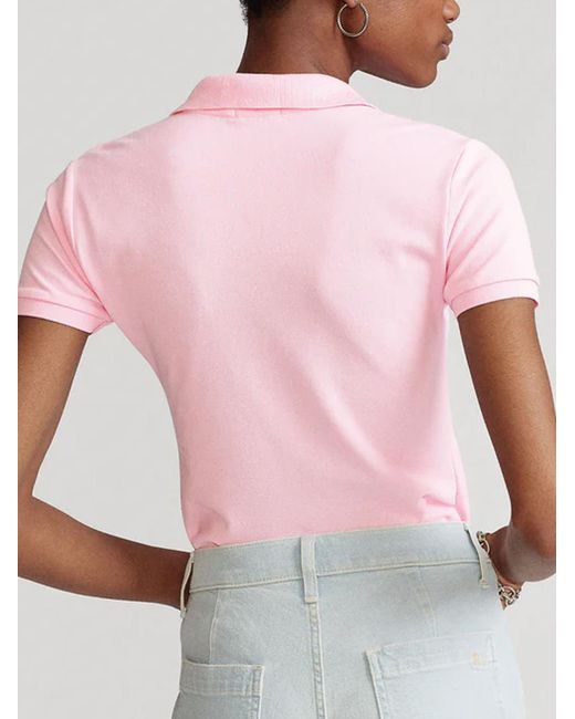 La Polo Con Logo di Polo Ralph Lauren in Rosa | Lyst