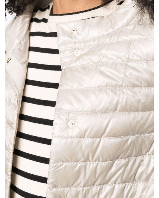Herno Natural Nylon Midi Down Jacket