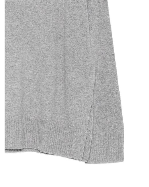 Closed Gray Wool Crewneck Sweater