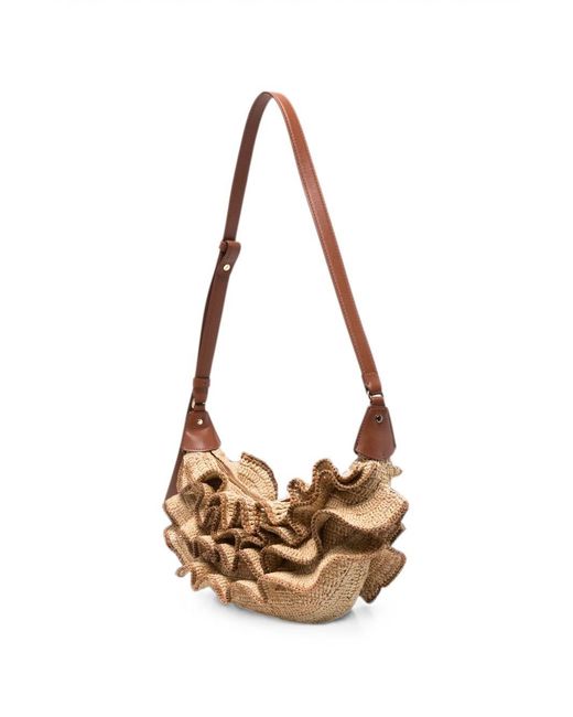 Zimmermann White Goldentime Rafia Shoulder Bag