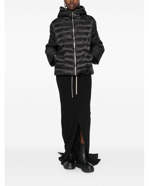 Moncler Black Cotton Long Skirt
