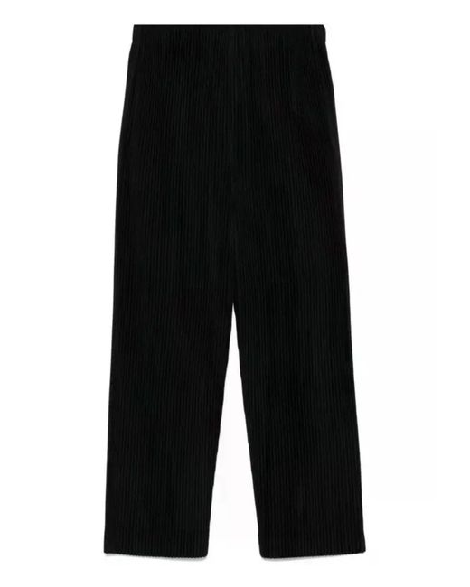 Homme Plissé Issey Miyake Black Pants Monthly Colors: January for men