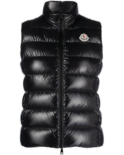 Moncler Black Ghany Down Vest