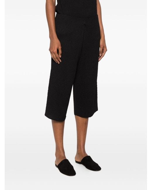 The Row Black Omero Silk Trousers