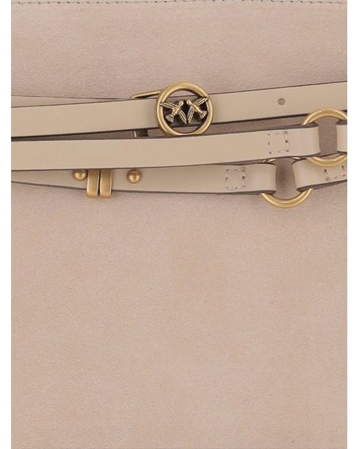 Pinko Natural Belt Mini Shoulder Bag