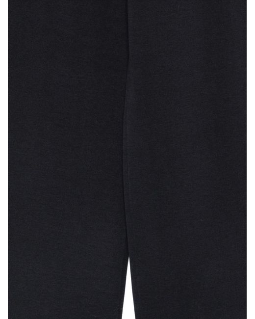 Alysi Blue Knitted Wide-Leg Trousers