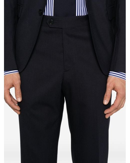 Manuel Ritz Blue Virgin Wool Suit for men