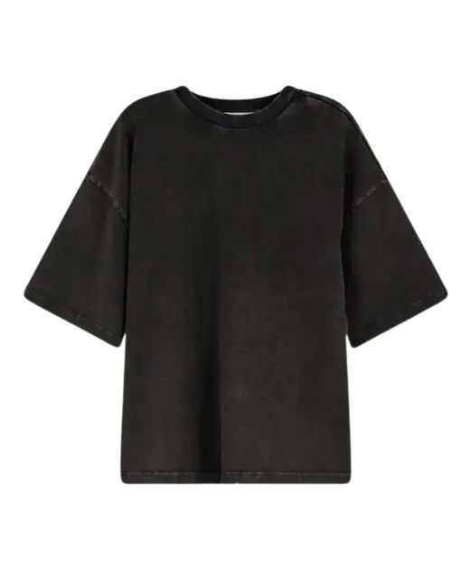 Entire studios Black Heavy Boxy T-Shirt for men
