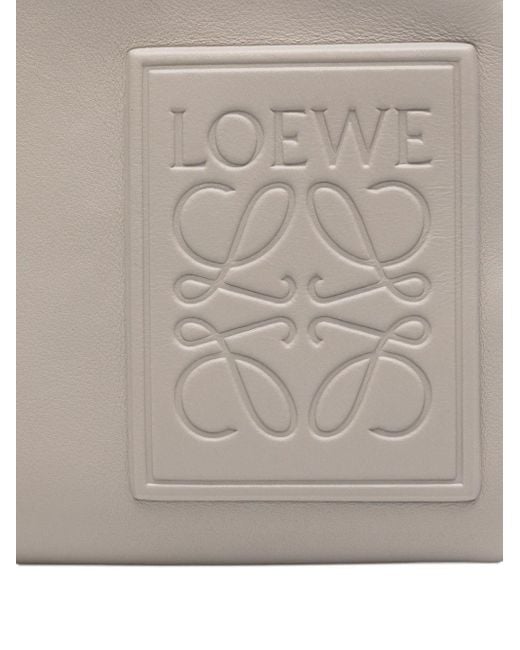Loewe Gray Patch Leather Camera Bag for men