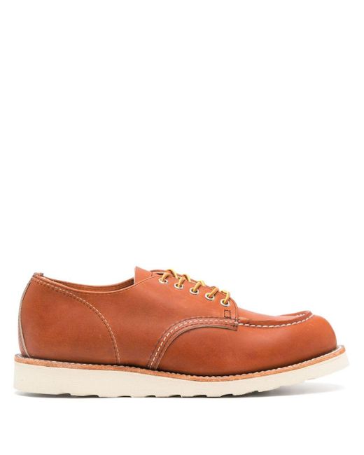 Red Wing Brown Shop Moc Leather Derby Shoes for men