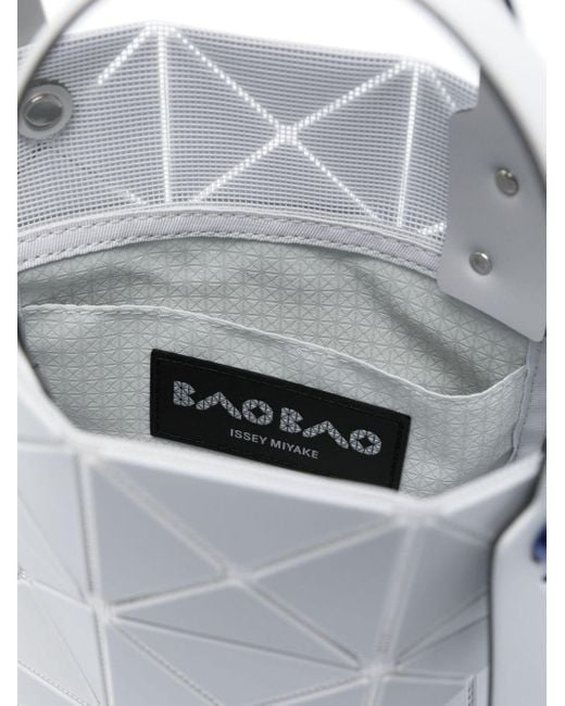 Borsa A Mano Carat di Issey Miyake in White