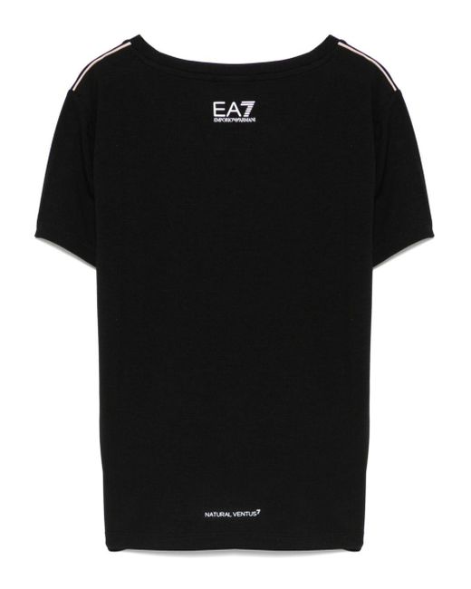 T-Shirt Con Logo- Donna di EA7 in Black