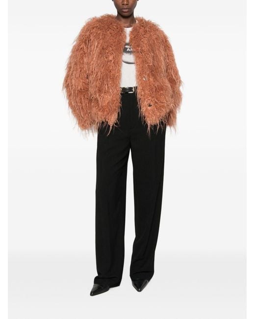 Forte_forte Brown Ecofur Blouson Jacket
