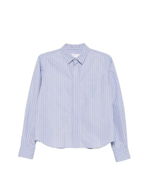 Sacai Purple Cotton Shirt