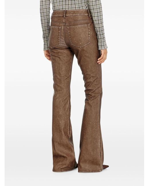 DIESEL Brown Bootcut Trousers