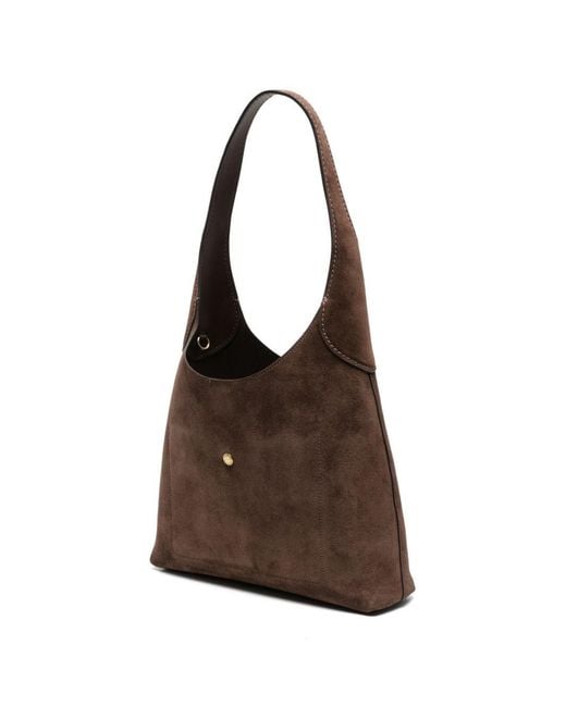 COACH Brown Brooklyn 28 Leather Shoulder Bag