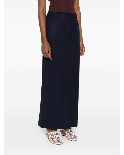 LE SULLY STUDIO Blue Alba Skirt