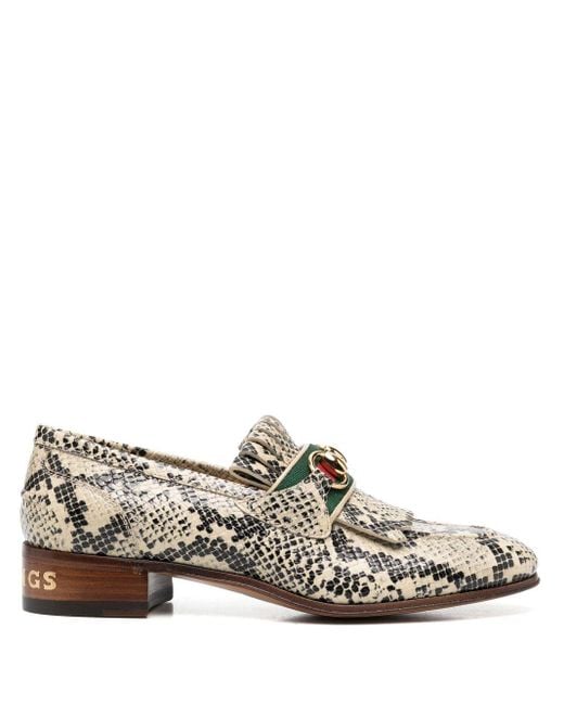 Gucci snake loafers womens cheap
