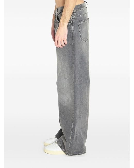 Golden Goose Deluxe Brand Gray Denim Cotton Jeans for men
