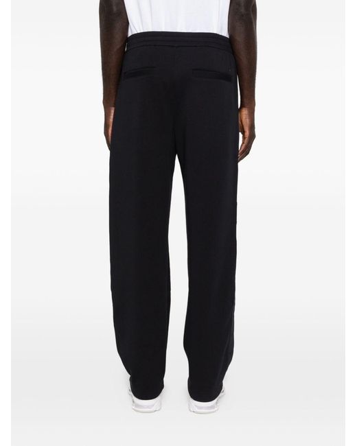 Emporio Armani Black Cotton Sweatpants for men
