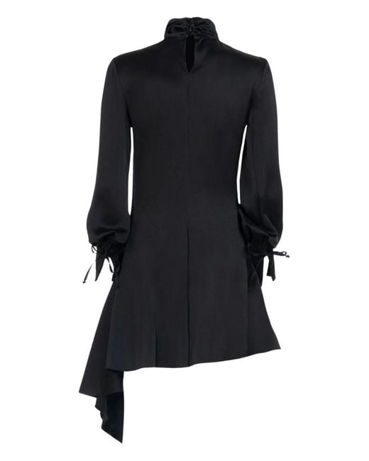 LES FILLES D'EVA Black Short Turtleneck Dress