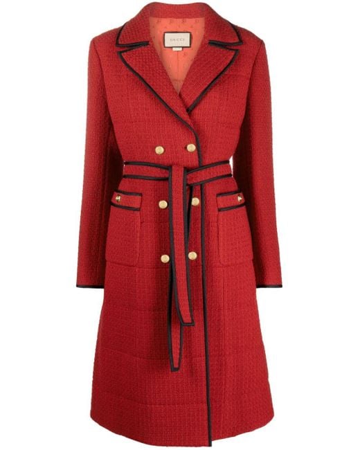 Red clearance gucci coat