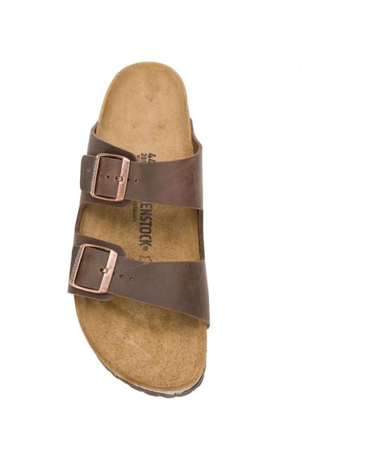 Birkenstock Brown 'Arizona' Sandals for men
