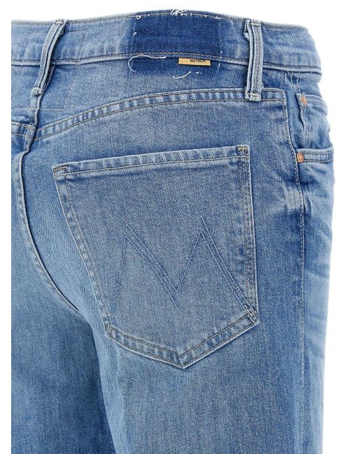 Mother Blue The Tomcat Roller Denim Jeans
