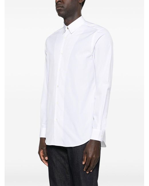 Paul Smith White Cotton Shirt for men