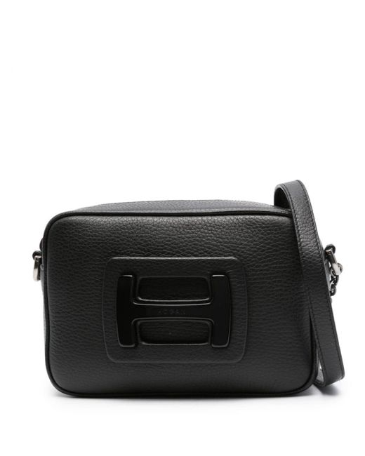 Hogan Black H-bag Mini Leather Camera Bag