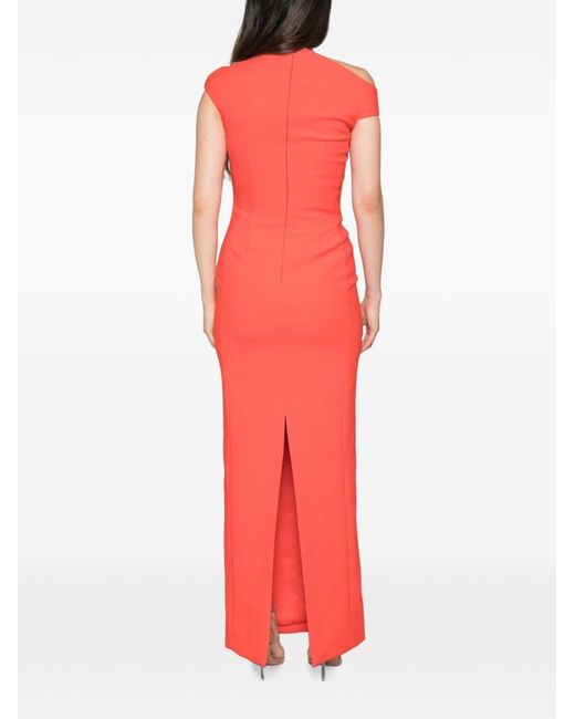 Solace London Red Arion Maxi Dress