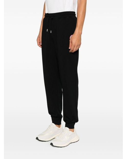 Canada Goose Black Loon Cotton Sweatpants for men