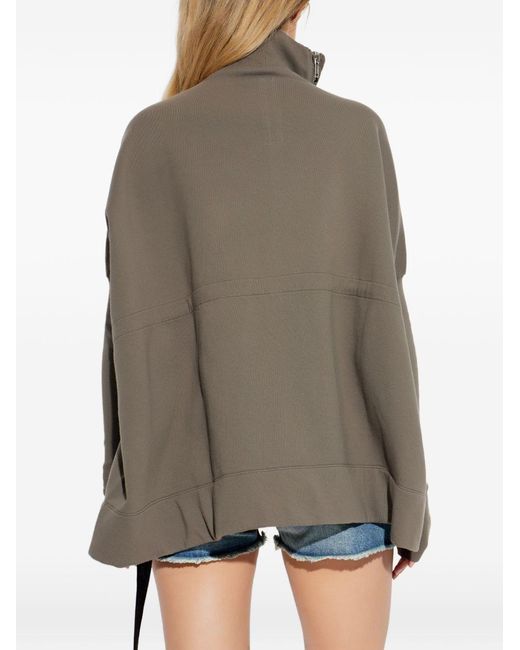 Rick Owens Brown Mountain Sail Sweatshirt