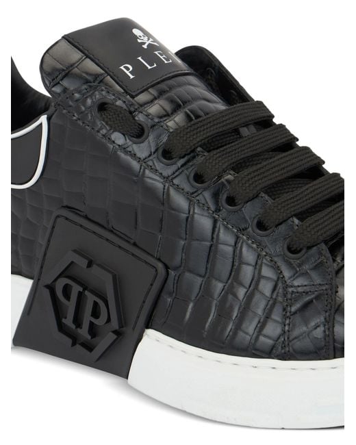 Philipp Plein Black Low-Top Sneaker