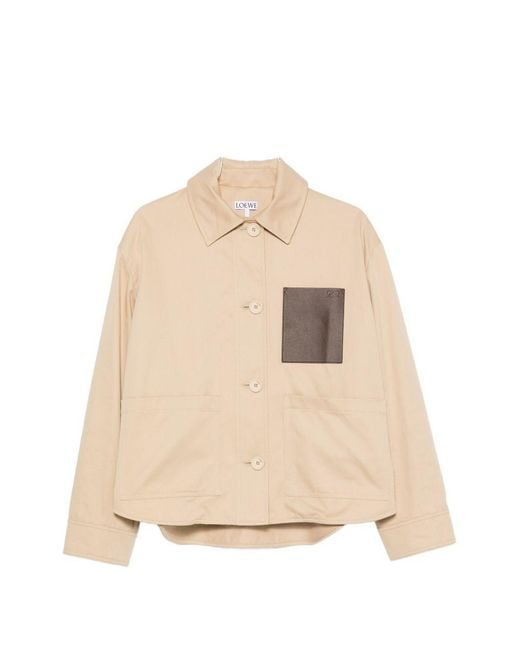Loewe Natural Cotton Workwear Jacket