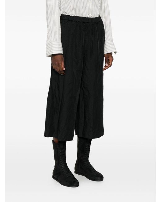 Comme des Garçons Black Wide-Leg Trousers