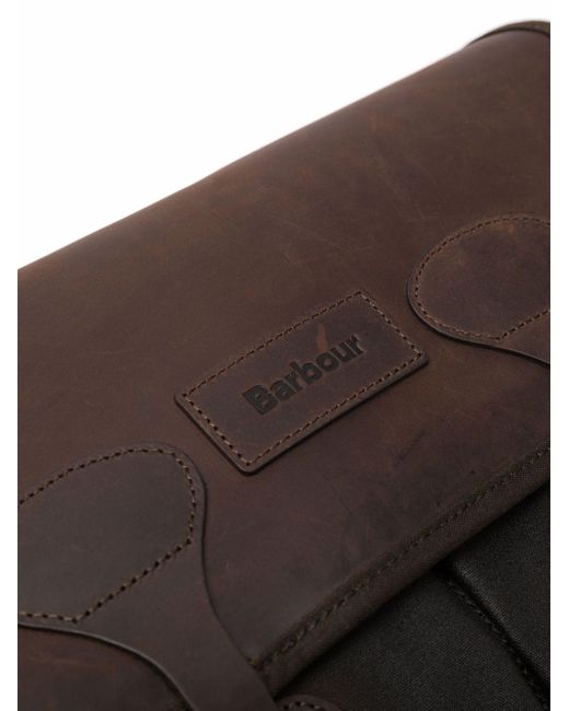 Barbour Black Tarras Messenger Bag for men