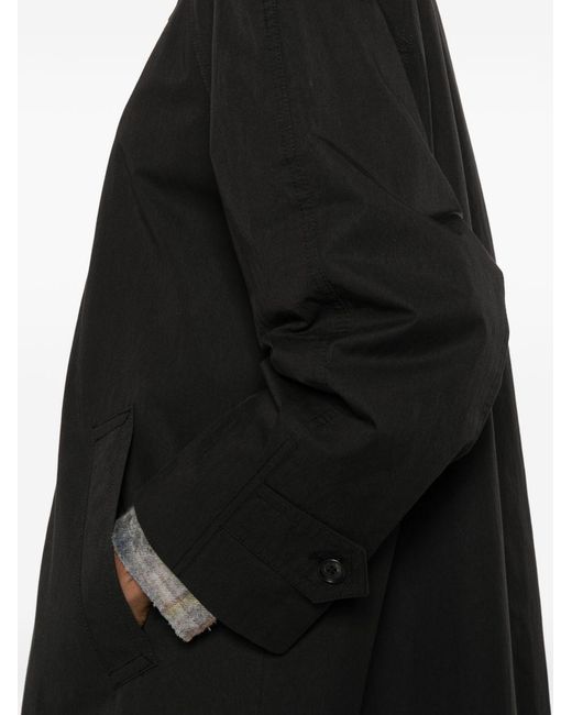 DUNST Black Cotton Blend Coat