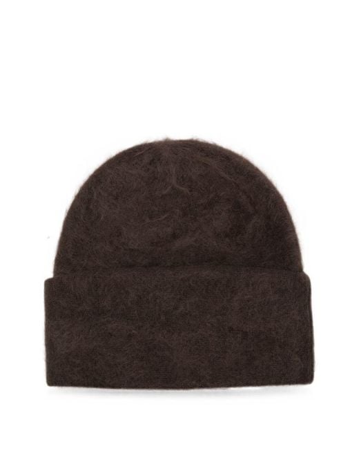 Soft Goat Brown Wool Beanie