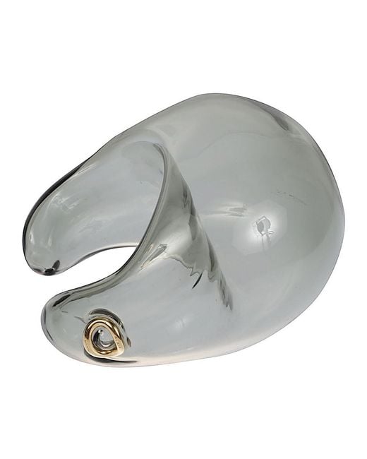 Alaïa Gray Bubble Cuff Bracelet