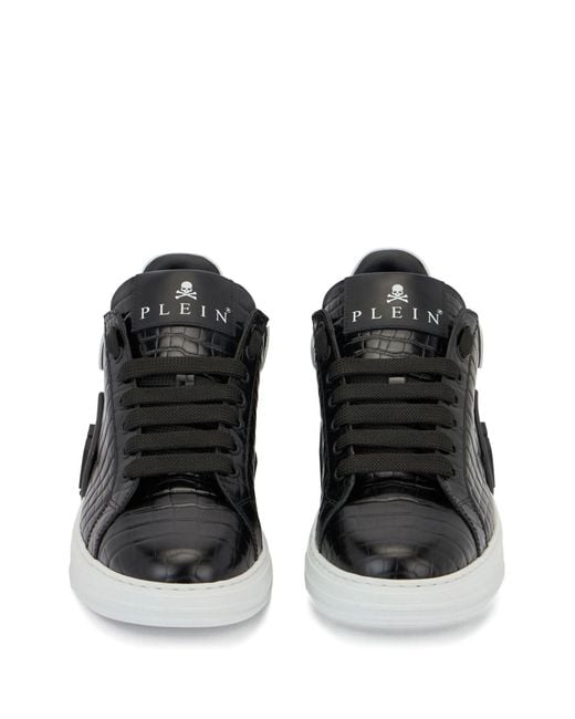 Philipp Plein Black Low-Top Sneaker