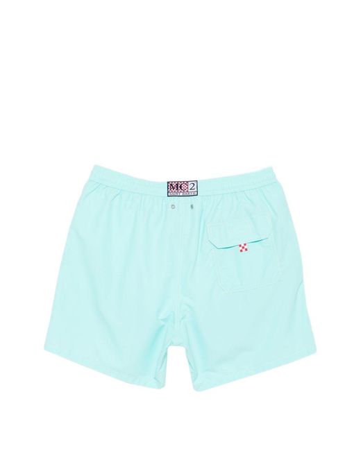 Mc2 Saint Barth Green Sage Classic Light Swim Shorts Patmos for men