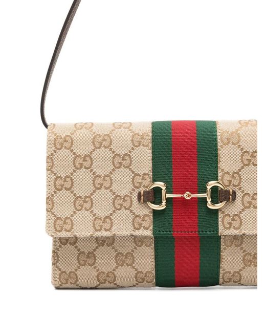 Borsa Mini Horsebit di Gucci in White
