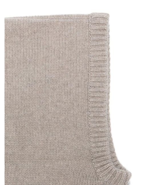 Balaclava di Soft Goat in Gray