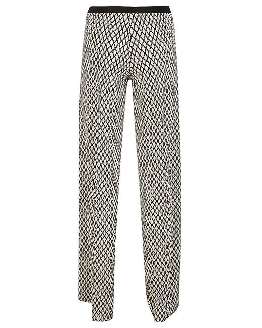 Pantalone Stampato di Siyu in Gray