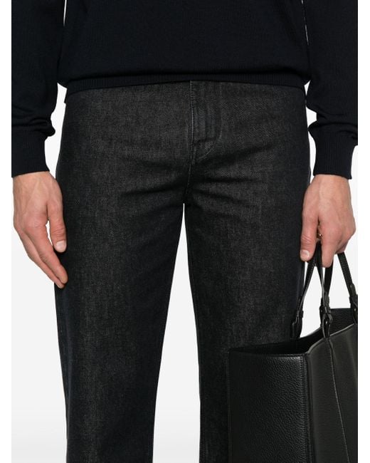 Fendi Black Straight Jeans for men